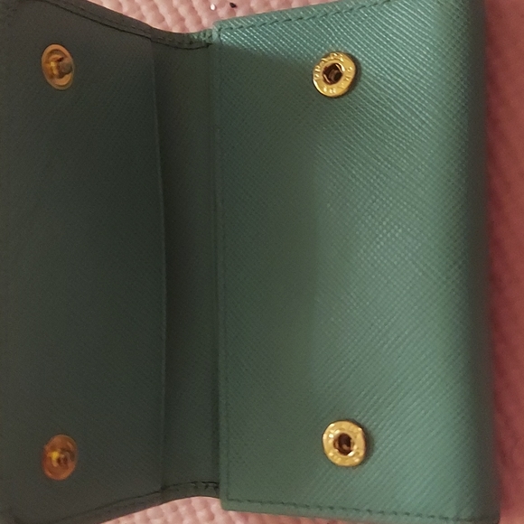 PRADA blue key holder/ wallet - Picture 4 of 10